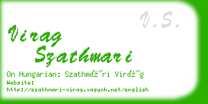 virag szathmari business card